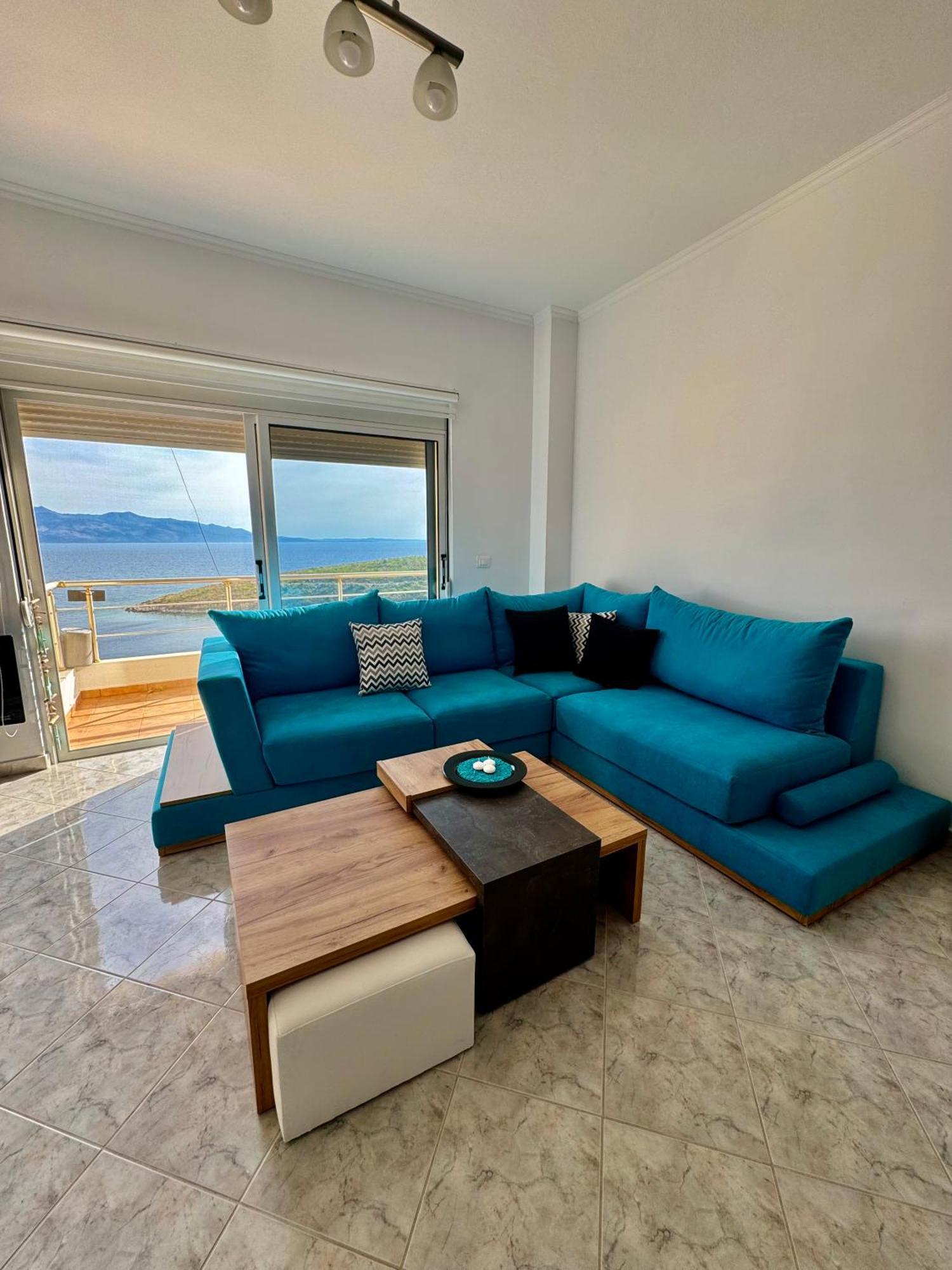 Ferienwohnung Comfy Blue Sarandë Exterior foto